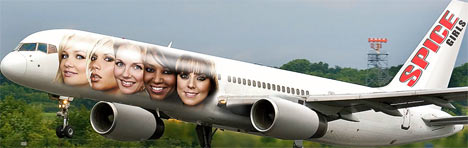 2it0nl Jet privato per il tour delle Spice Girls