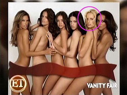 alessandra ambrosio izabel goulart miranda kerr adriana lima karolina kurkova selita ebanks vanity fair november 2007 011 Le Victorias Secret Angels nude per Vanity Fair