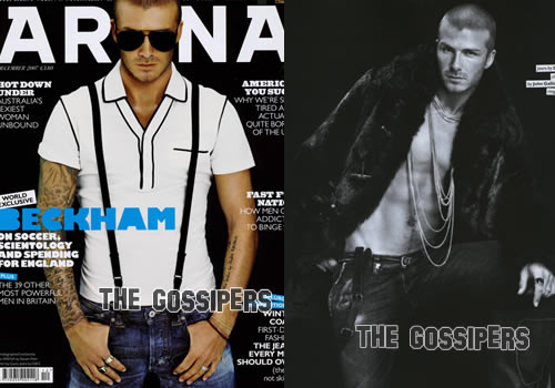 arenabeckham David Beckham su Arena magazine