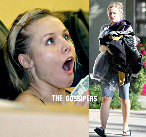 nomakeupkristen Kristen Bell acqua e (molto) sapone