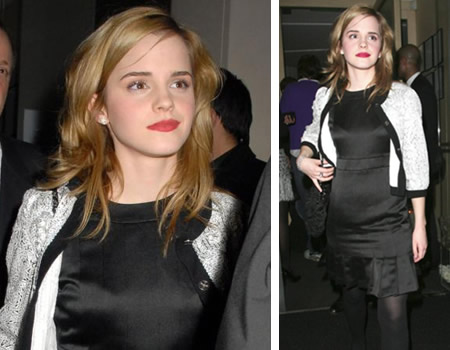 chaneletta Emma Watson alla cena Chanel