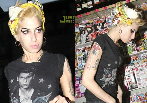 amybionda1 Amy Winehouse si è fatta bionda!