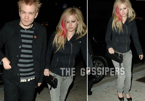 avrilderyckkoi Avril e Deryck a cena insieme