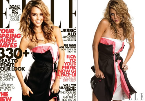 jessicaelle1 Jessica Alba sul prossimo numero di Elle