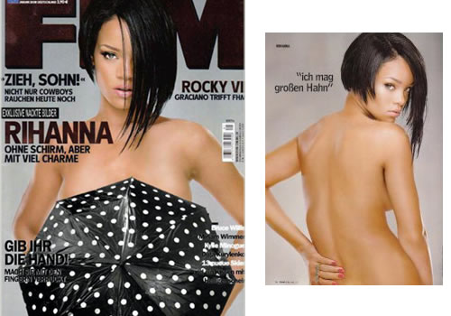 rihannanfhm Rihanna nuda su FHM? Non proprio..
