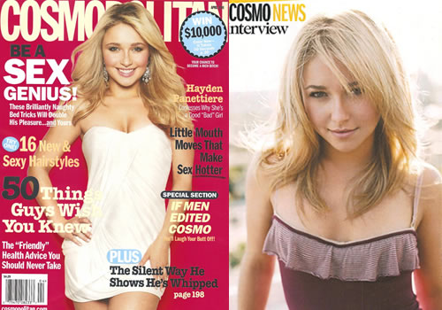 cosmoha Hayden Panettiere su Cosmopolitan