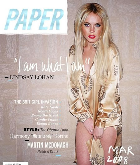 linzi2go Lindsay Lohan per Paper magazine
