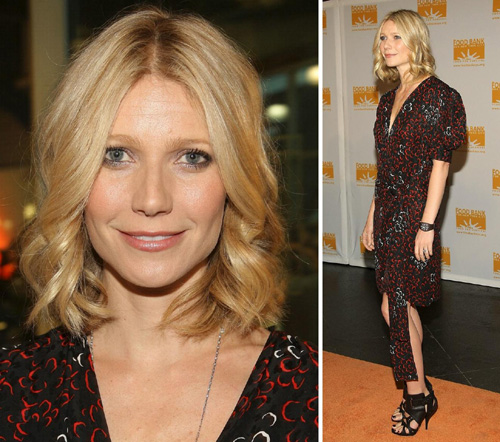 gwifood Gwyneth Paltrow @ Food Bank NYC