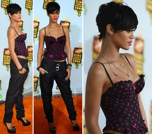 rihannakids People @ Kids Choice Awards 2008