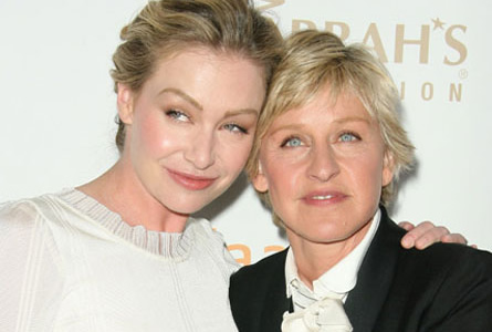 ellenportiamarr Ellen DeGeneres sposerà Portia de Rossi