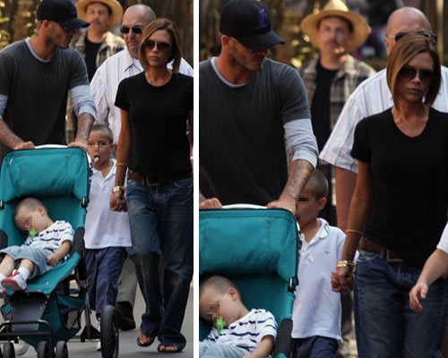 disneyland2 La famiglia Beckham a Disneyland