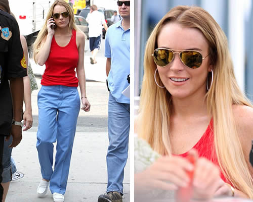 linziugly Lindsay Lohan torna sul set di Ugly Betty