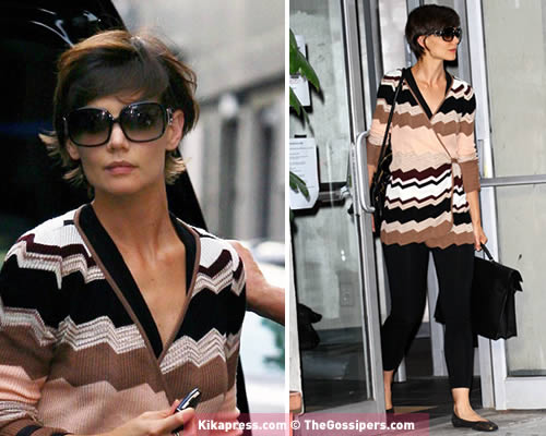 katieholmespassa Katie Holmes arriva a Berlino per la fashion week