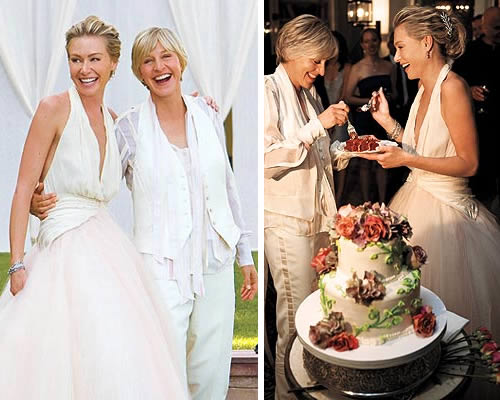 Le foto del matrimonio di Ellen e Portia | Gossip