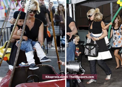gennaro Gwen Stefani e Kingston festeggiano San Gennaro