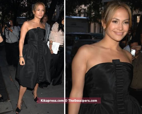 jlooscar Jennifer Lopez ancora alla NY Fashion Week