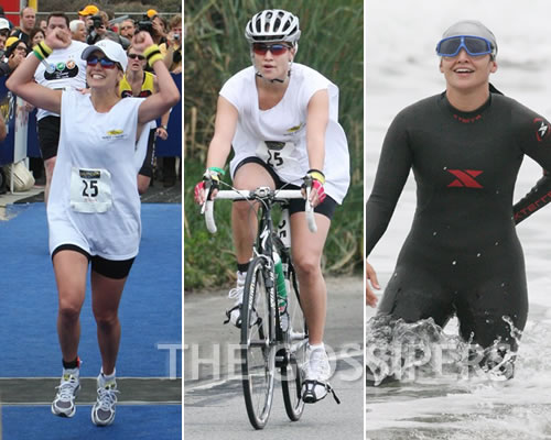 jlotriat JLo si cimenta nel Triathlon