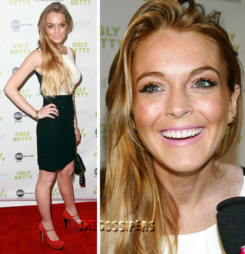 lindsayugolybetty Lindsay alla première di Ugly Betty