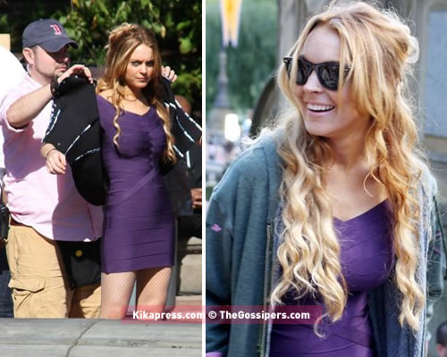 linziug linziug Lindsay si diverte sul set