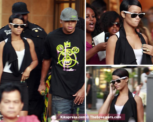 ririsnob Rihanna fa spese con Chris Brown