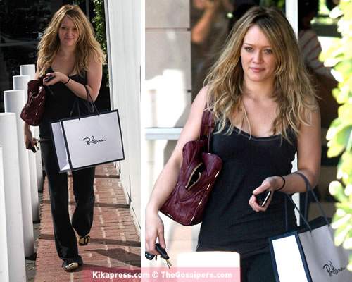 duffsho Hilary Duff fa un po di shopping