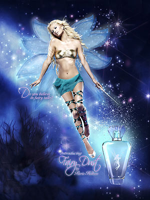 paris hilton fairy dust ad Paris Hilton è una fata per Fairy Dust