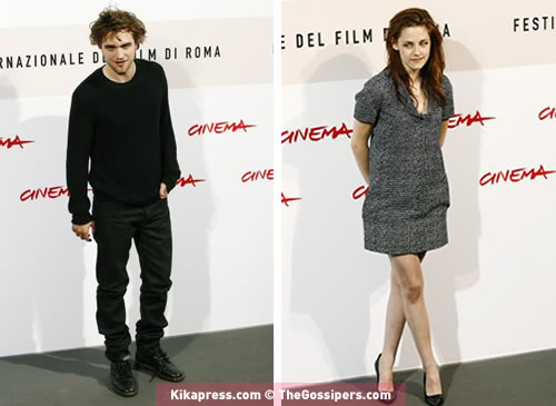 patti2 Gli attori di Twilight a Roma