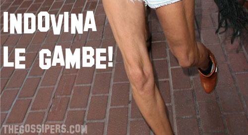 gambe Indovina le gambe vip