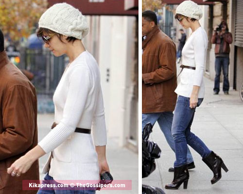 katiegiro Katie Holmes in bianco