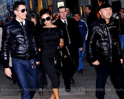 beckham milano Victoria Beckham fa shopping a Milano