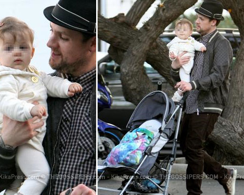 harlow harlow Joel Madden a spasso con Harlow