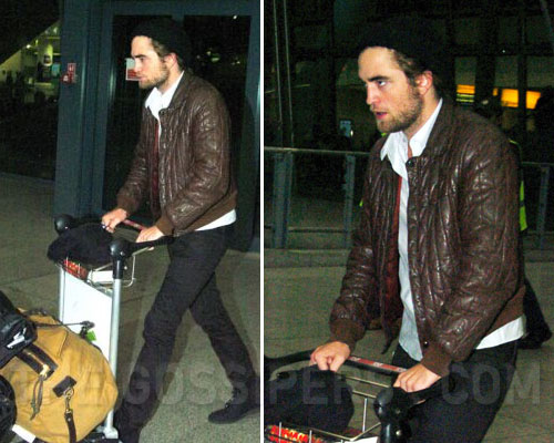 rpattztornato Robert Pattinson torna a casa