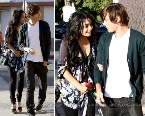 zanessacompl Zac e Vanessa a braccetto