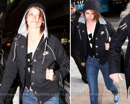 stewartaero Kristen Stewart torna a Los Angeles