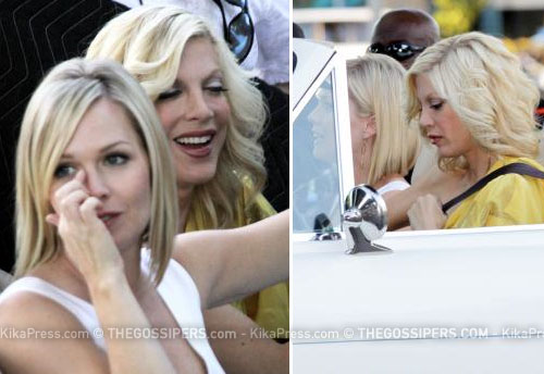 90210 tori Tori Spelling torna sul set di 90210