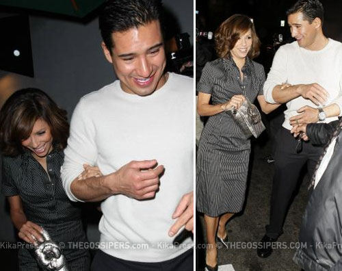 eva mario comple Eva Longoria festeggia con Mario Lopez