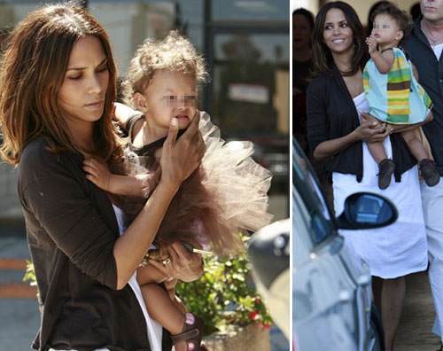 halle figlia Halle Berry a spasso con Nahla