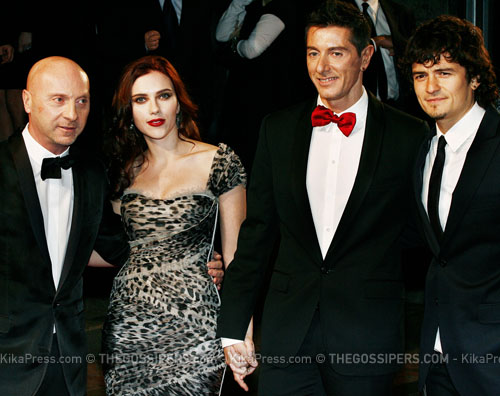 sfilata Celebrità alla sfilata di D&G