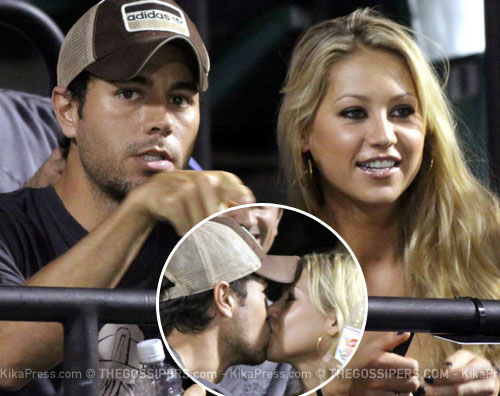 enrique kournikova Enrique e Anna al WTA di Miami