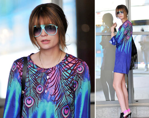 mischainblu Mischa Barton in azzurro a Londra