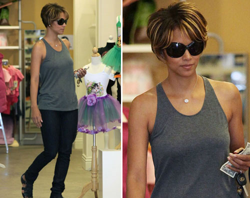 berrybambini Halle Berry fa shopping per Nahla