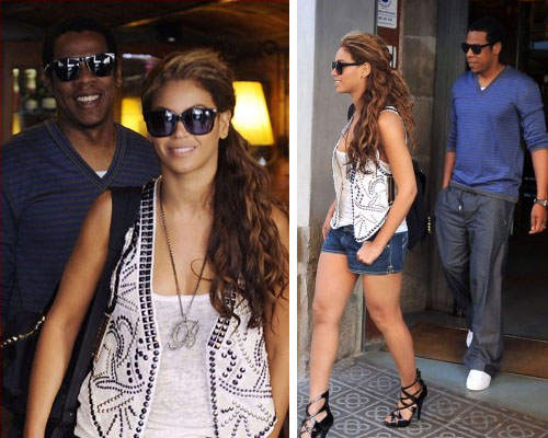 beyoncebarca Beyoncé e Jay Z sorridenti a Barcellona