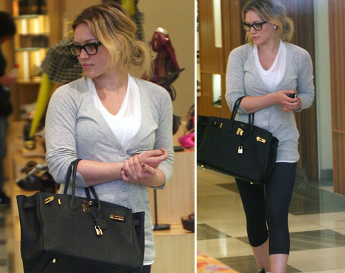 duff duff Hilary Duff fa shopping da Barneys