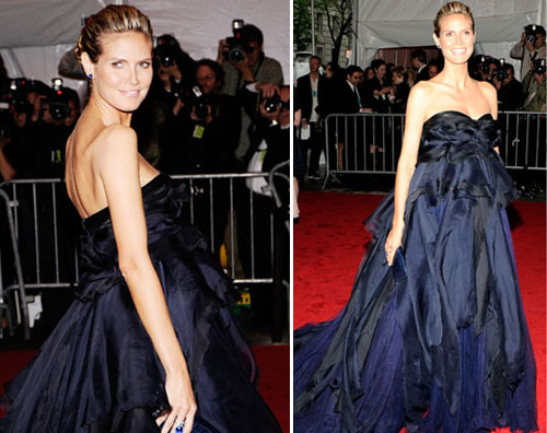 heidiklum met Tante stelle per il Costume Institute Gala