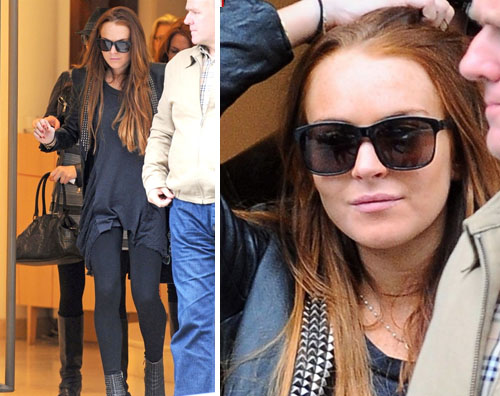lohanparigi Lindsay Lohan a Parigi con la sorella