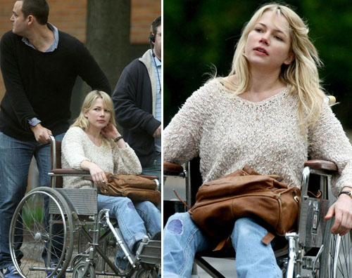 michellesedia Michelle Williams sul set di Blue Valentine