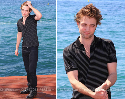 robert cannes Robert Pattinson posa sul molo di Cannes