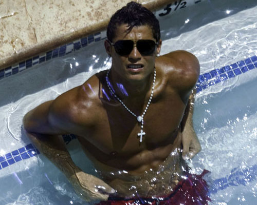 cristiano piscina1 Cristiano Ronaldo si rilassa a Las Vegas
