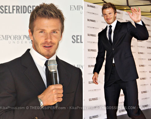 david beckham collezione David Beckham ancora testimonial Armani