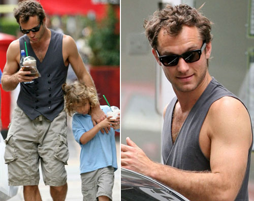 frappu Jude Law a spasso con Rudy